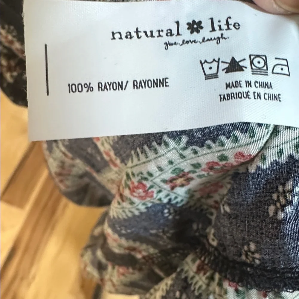 Empire Waist Tiered Maxi Dress with Cottagecore Vibe - Picture 11 of 11